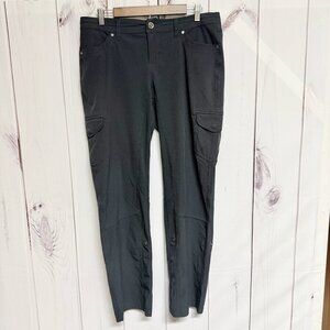 KÜHL Women’s Freeflex Roll-Up Pant Size 12 Koal EUC